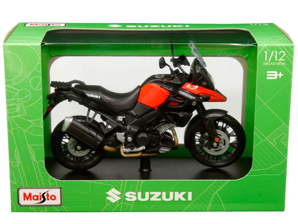 Maisto 1:12 Suzuki v-storm Motorcycle Bike Model Toy New 