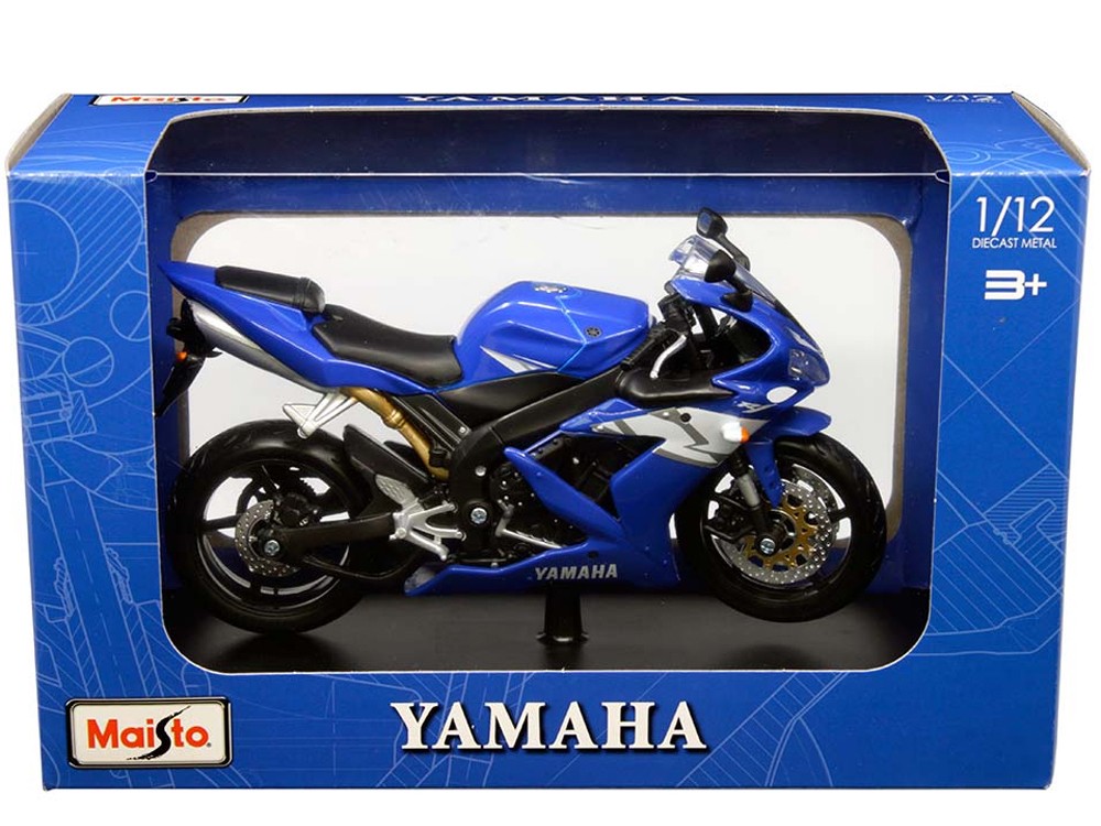 Maisto Maßstab 1:12 Motorräder Diecast Modell Yamaha YZF r1 Motorräder blau