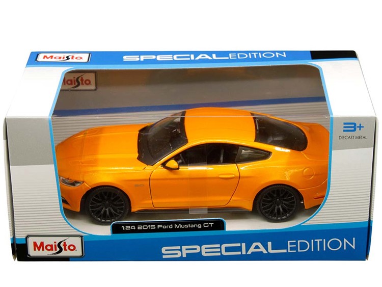 Maisto 31508 2015 Ford Mustang GT 5.0 1:24 Orange » BT Diecast