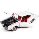 Autoworld Amm1208 Mcacn 1968 Oldsmobile Cutlass S W31 1:18 White