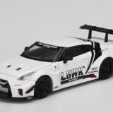 MINIGT 1/64 LB★WORKS Nissan GT-R White MINI GT 64 LB WORKS Nissan GT-R (R35) White Type 1 , Rear