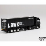 Mini GT MGT00215 Mercedes Benz Actros with 40' Dry Container LBWK
