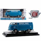 1:24 1960 Volkswagen Delivery Van 【パンナム】 M2 Machines 1960 VW Delivery Van Pan Am Turquoise, White Top