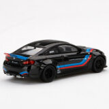 Mini GT MGT00306 LB Works LBWK Bmw M4 1:64 with M Stripes Black