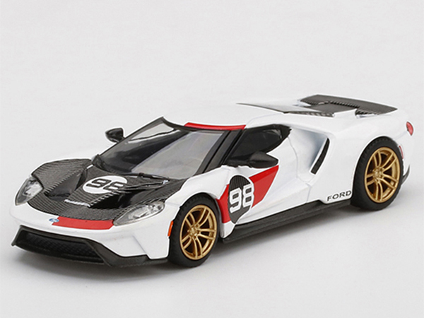 FORD GT HERITAGE EDITION MINI GT 1/64°
