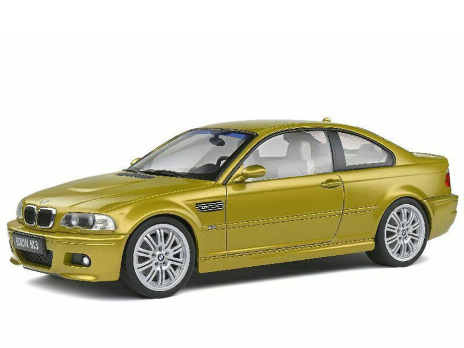 Solido S1806501 2000 BMW E46 M3 Coupe 1:18 Phoenix Yellow