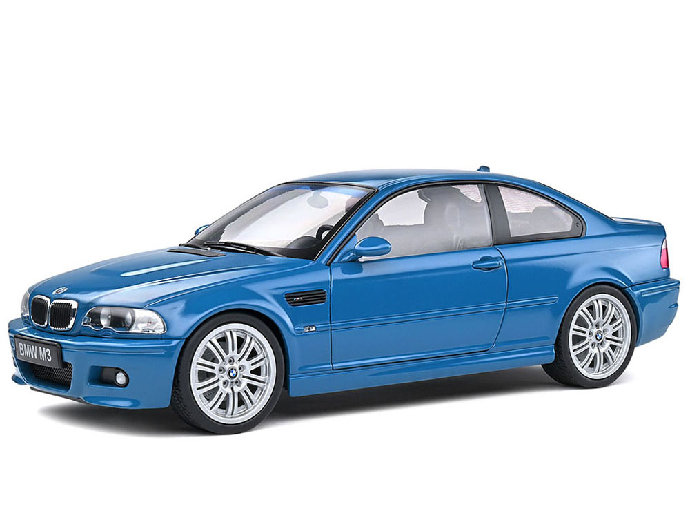 Solido S1806502 2000 BMW E46 M3 Coupe 1:18 Laguna Seca Blue » BT Diecast