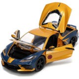 JADA 1/24 Chevrolet Corvette Avec Figurine Wolverine - Édition Marvel 2020 - Neuve