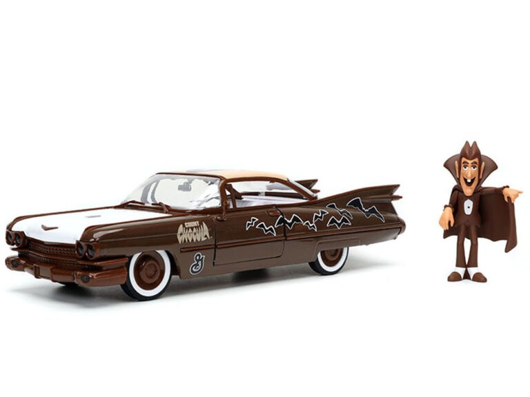 Jada 32204 1959 Cadillac Coupe DeVille 1:24 with Count Chocula Figure ...
