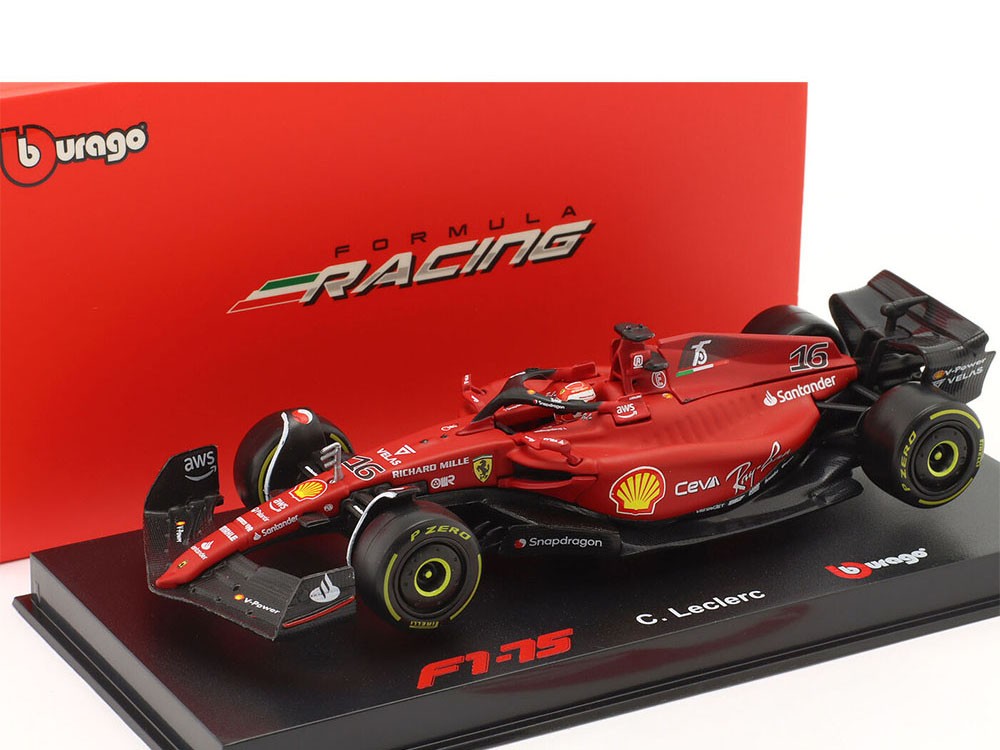 Ferrari F1-75 - 1:24 - Charles Leclerc - 2022 - Die Cast