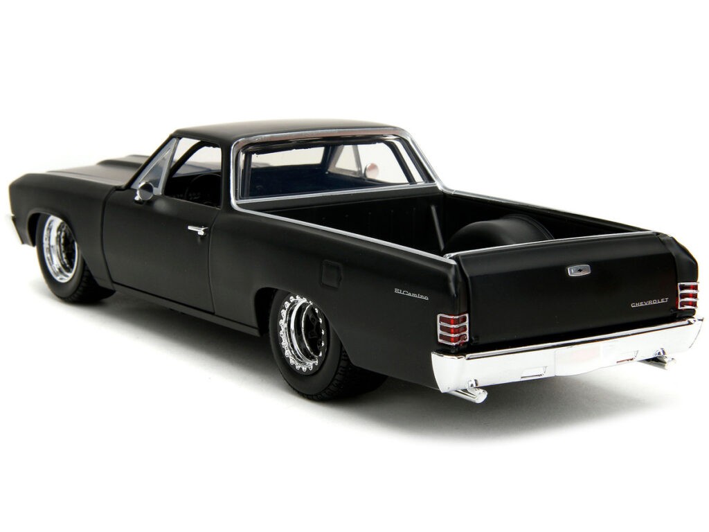 Jada 1/24 F&amp;f 1967 Chevy El Camino-Matt Black-Fast X 34413