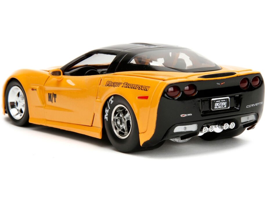 Jada 34204 Bigtime Muscle 2006 Chevrolet Corvette Z06 Mickey Thompson 1:24 Yellow