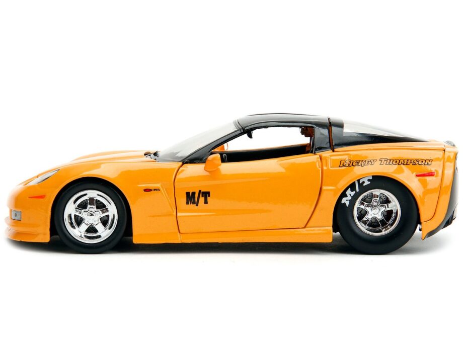 Jada 34204 Bigtime Muscle 2006 Chevrolet Corvette Z06 Mickey Thompson 1:24 Yellow