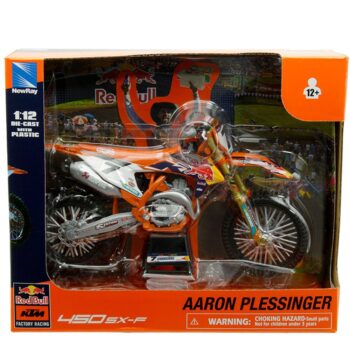 New Ray 58363 Factory Racing Red Bull KTM 450 SX-F #7 Dirt Bike 1:12 Aaron Plessinger