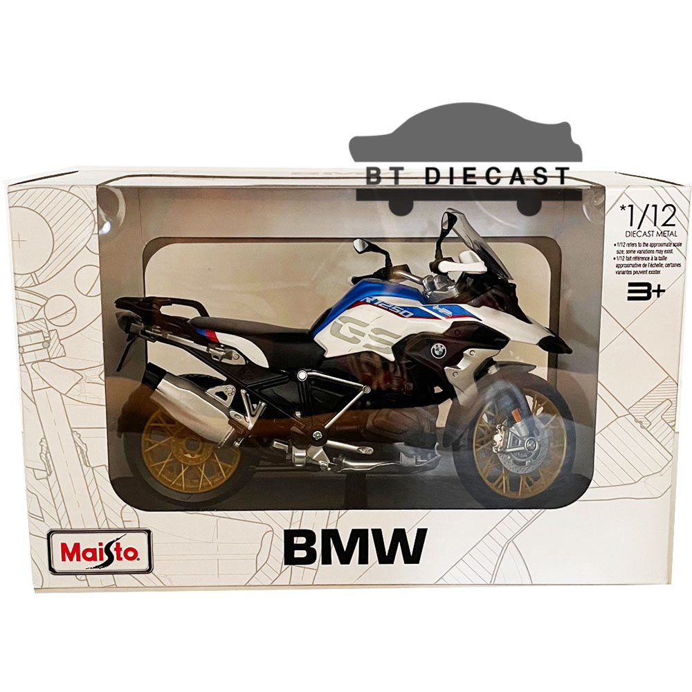 Miniature BMW R1250 Gs 1/12 with Base Maisto Moto : : Toys