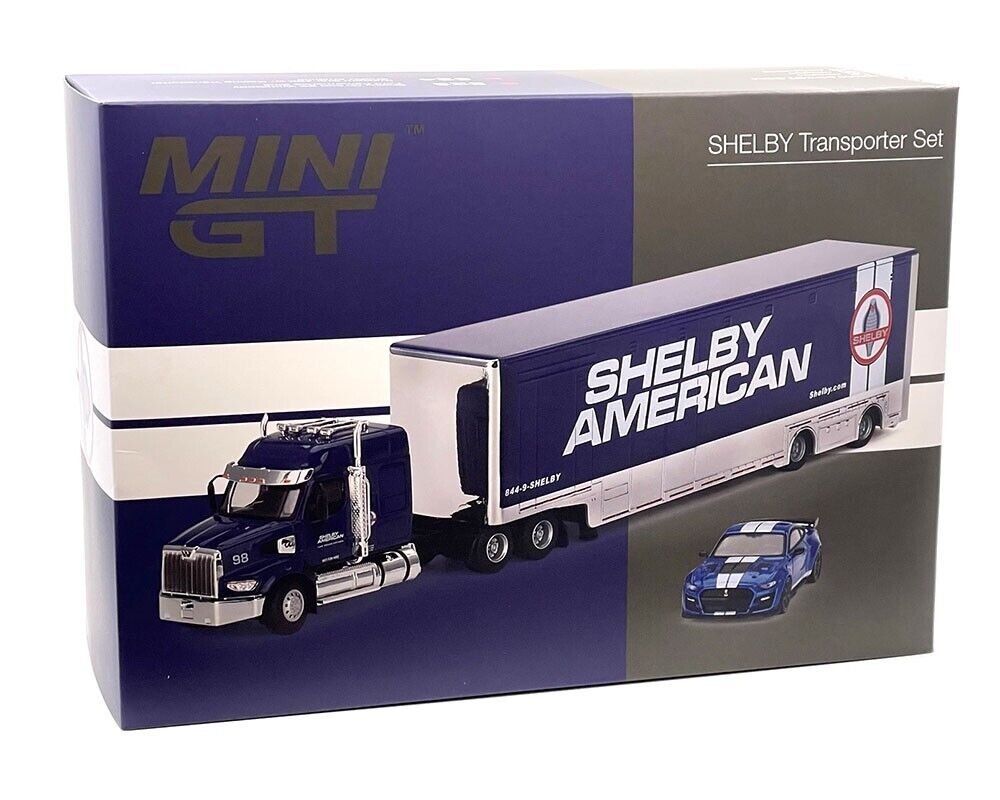 Mini GT MGTS0005 Western Star 49X Transporter & Shelby American
