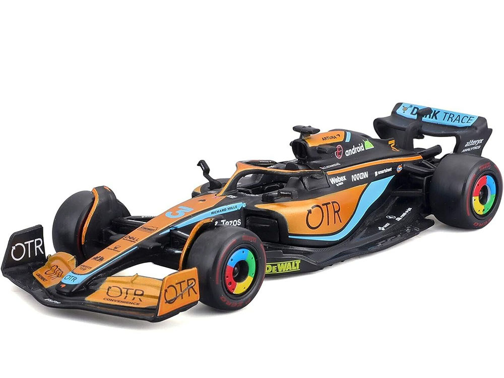 Bburago 18-38063 DR Formula F 1 Australian Grand Prix 2022 McLaren Team ...