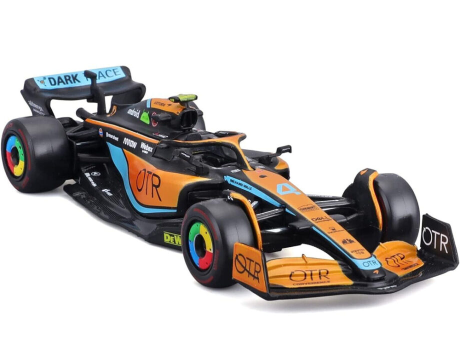 Bburago 18-38063 LN Formula F 1 Australian Grand Prix 2022 McLaren Team MCL 36 1:43 #4 Lando Norris