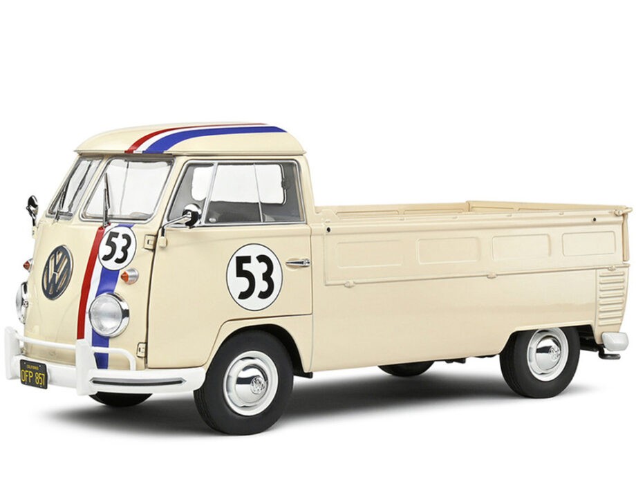 Solido S1806708 1950 Volkswagen T1 Pick Up Truck 1:18 Racer 53 Beige