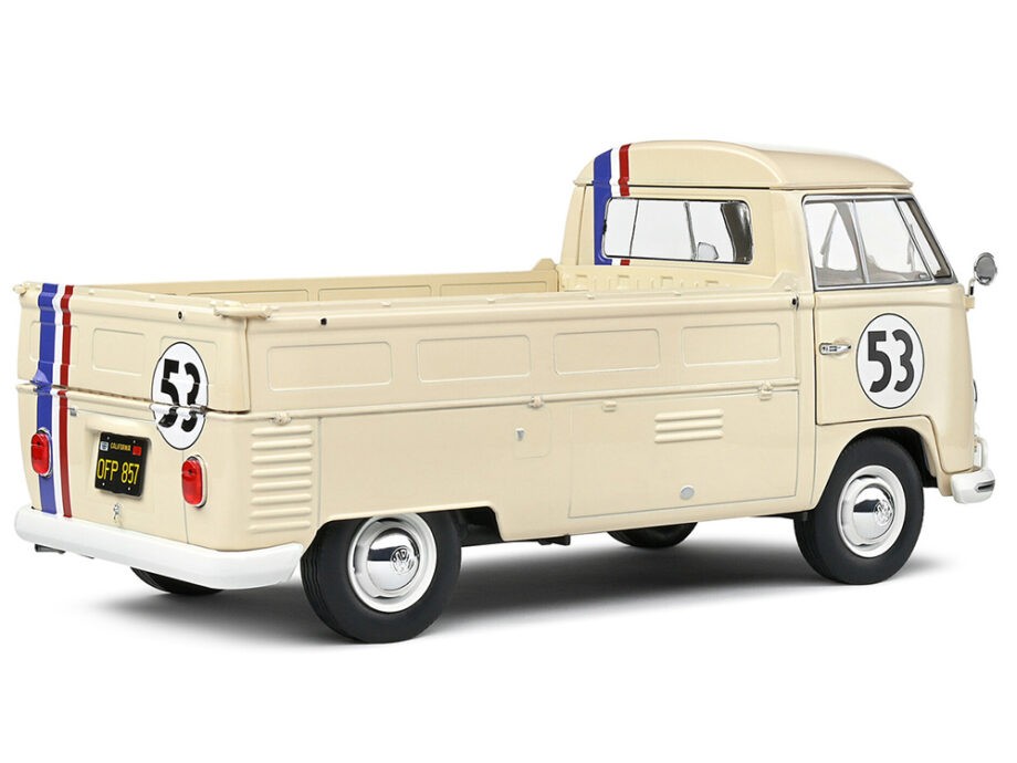 Solido S1806708 1950 Volkswagen T1 Pick Up Truck 1:18 Racer 53 Beige
