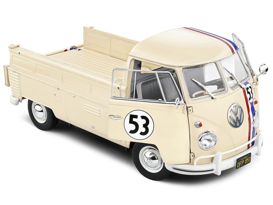 Solido S1806708 1950 Volkswagen T1 Pick Up Truck 1:18 Racer 53 Beige
