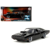 Jada 34918 Fast & Furious X Dom's 1970 Dodge Charger 1:24 Black