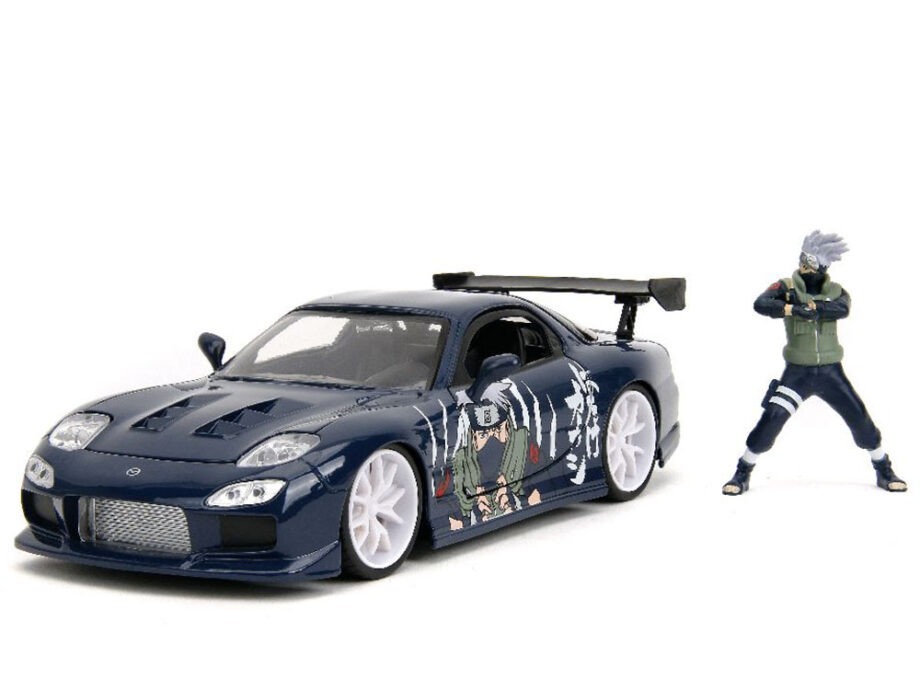 Jada 35349 Naruto Shippuden 1993 Mazda RX-7 1:24 with Kakashi Hatake Figure