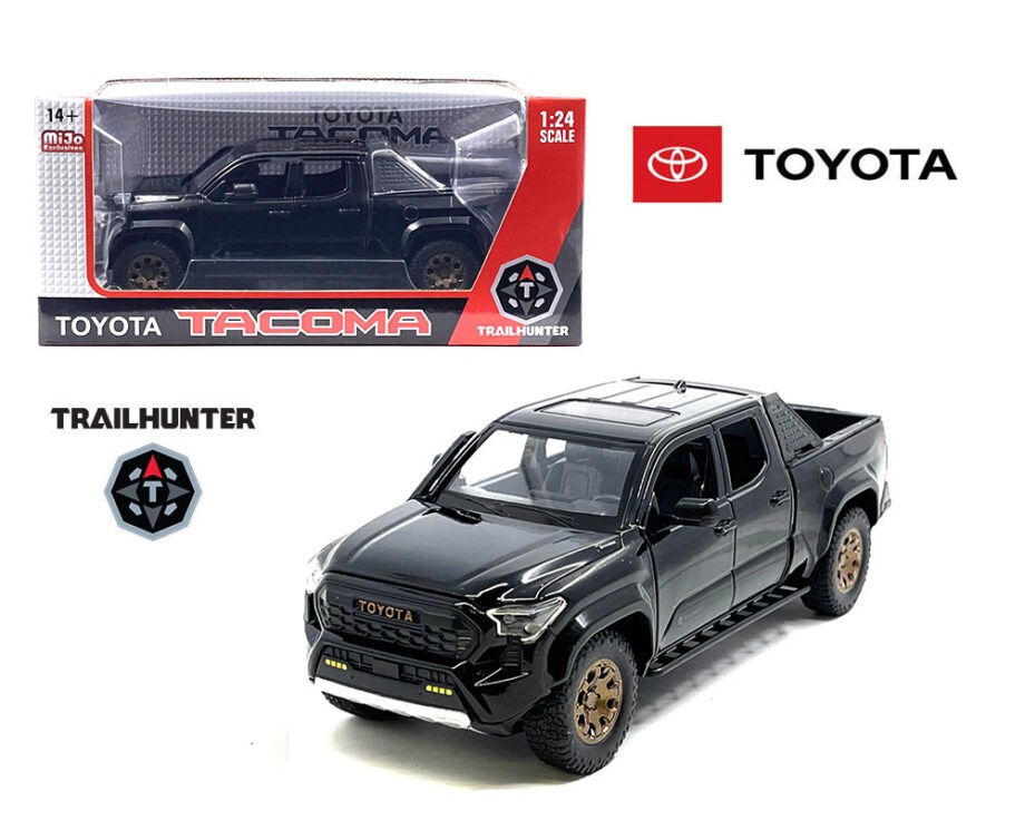 MiJo H08777 2024 Toyota Tacoma Trailhunter Edition 1:24 Black