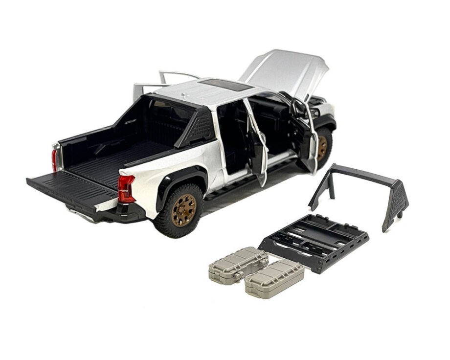 MiJo H08777 2024 Toyota Tacoma Trailhunter Edition 1:24 Silver