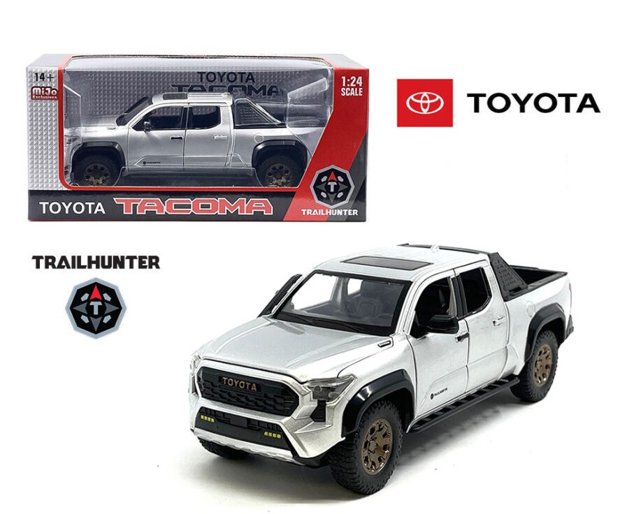 MiJo H08777 2024 Toyota Tacoma Trailhunter Edition 1:24 Silver