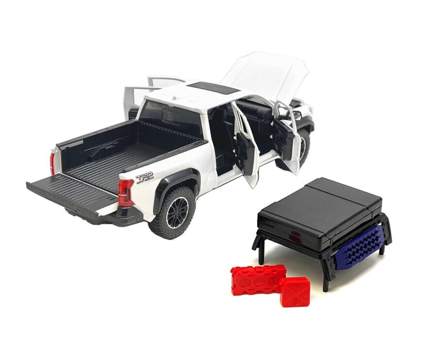 MiJo H08778 2024 Toyota Tacoma TRD Off-Road Edition 1:24 White