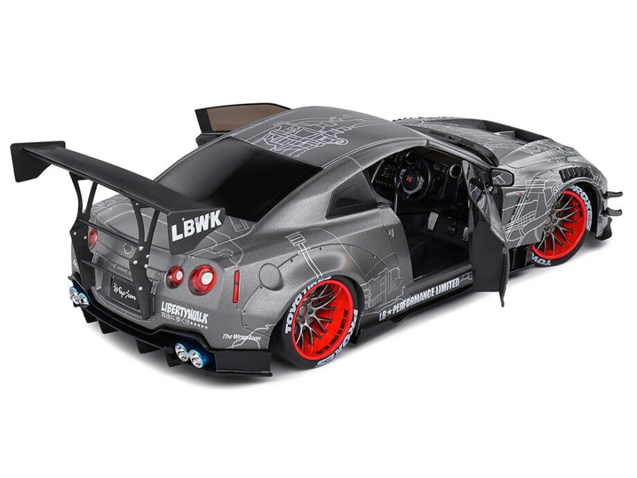 Solido S1805810 2020 Nissan Skyline GT-R R35 LBWK Liberty Walk Body Kit ...