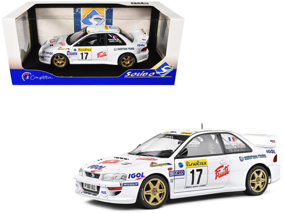 Solido S1807407 Subaru Impreza S5 WRC99 22B Rallye Monte Carlo 1999 1:18 White