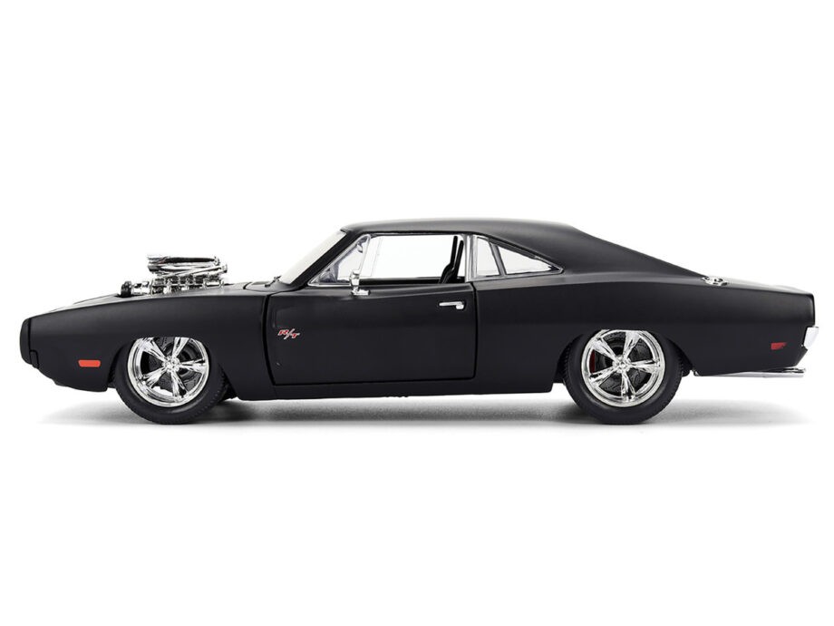 Jada 35729 Fast & Furious Dom’s 1970 Dodge Charger 1:24 Matte Black