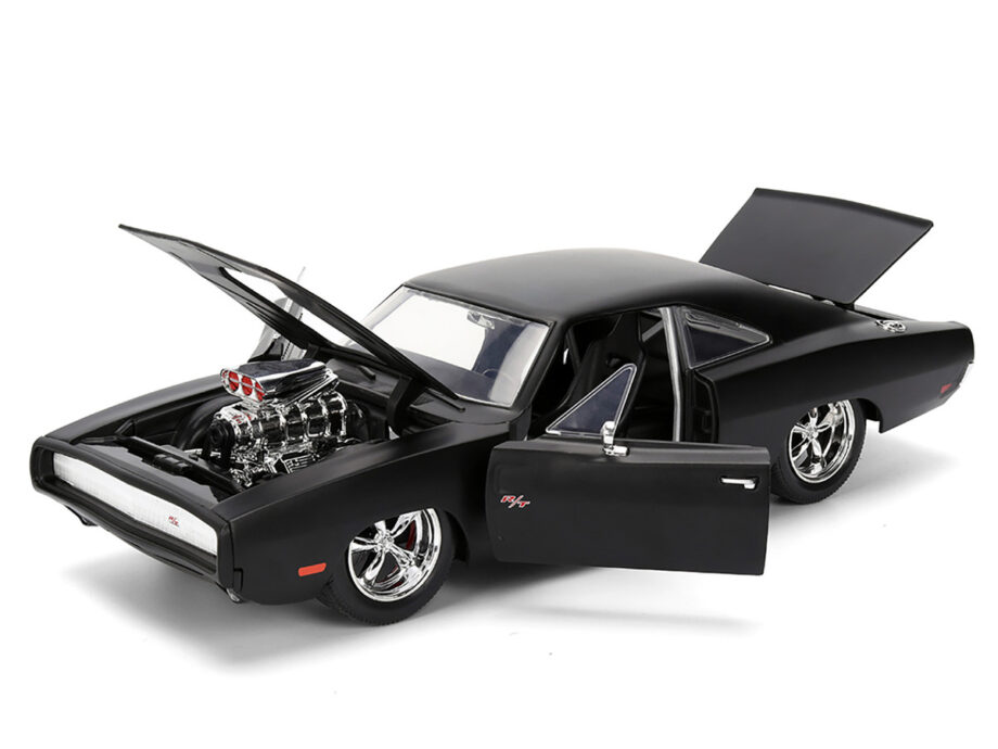 Jada 35729 Fast & Furious Dom’s 1970 Dodge Charger 1:24 Matte Black