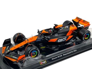Bburago 18-28033 OP F1 McLaren MCL38 Miami GP 2024 1:24 with Driver #81 Oscar Piastri