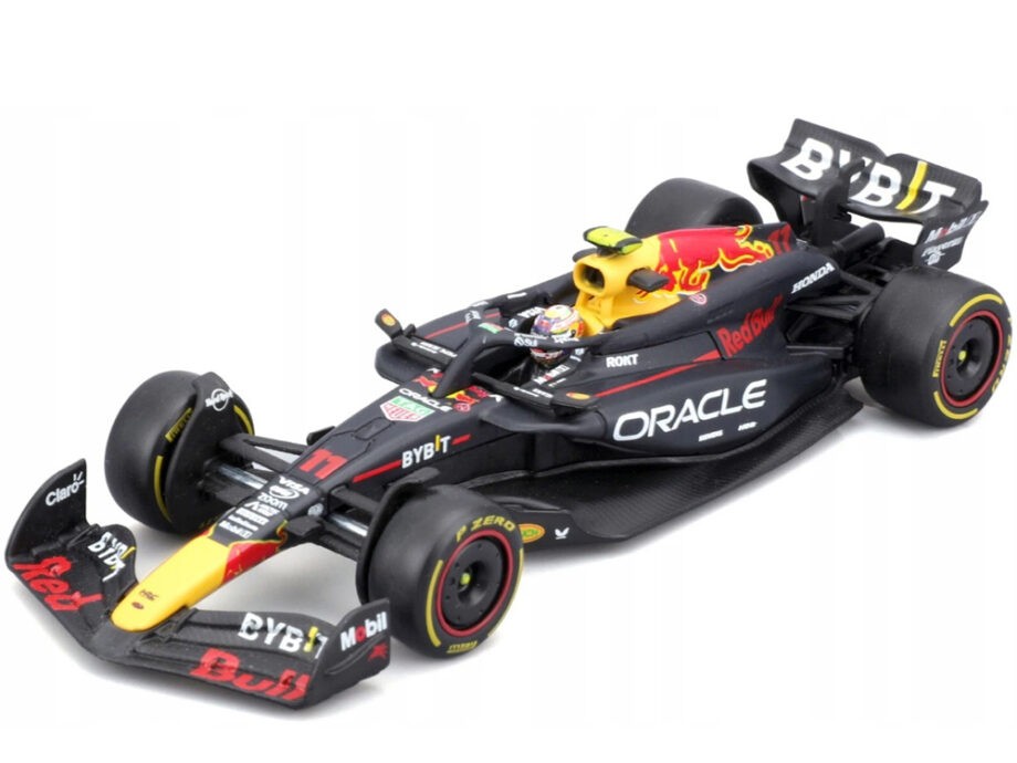 Bburago 18-38098 SP F1 Red Bull Racing RB20 2024 1:43 with Driver #11 Sergio Perez Matte Blue