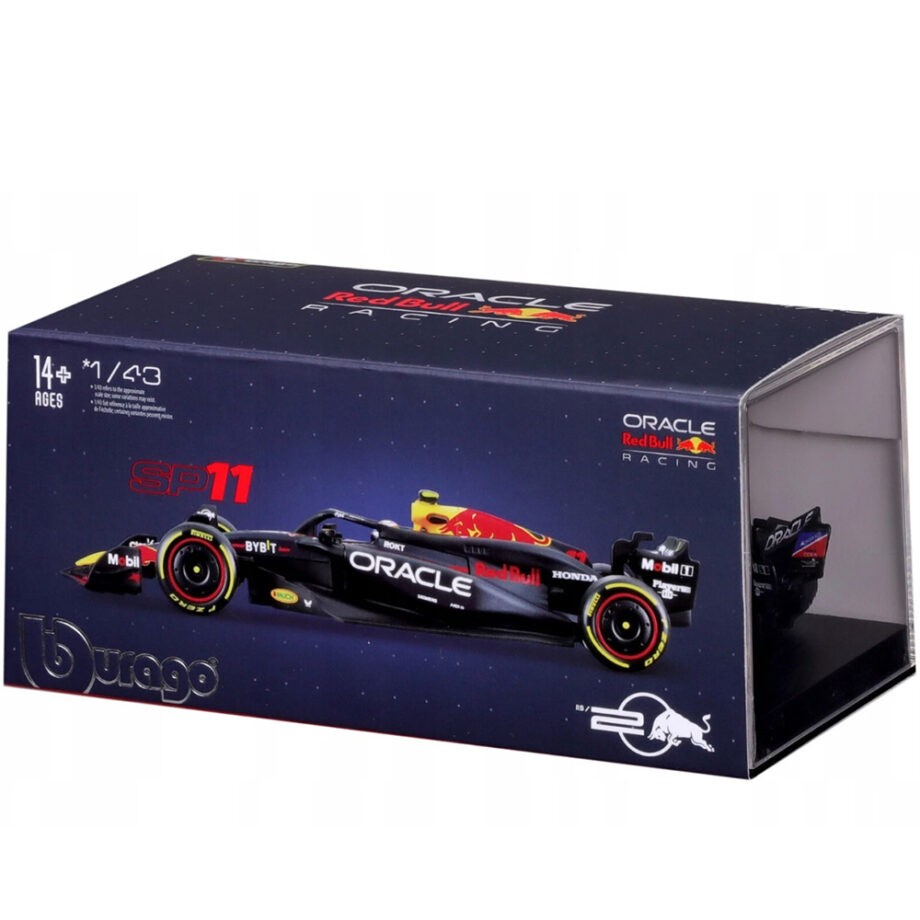 Bburago 18-38098 SP F1 Red Bull Racing RB20 2024 1:43 with Driver #11 Sergio Perez Matte Blue