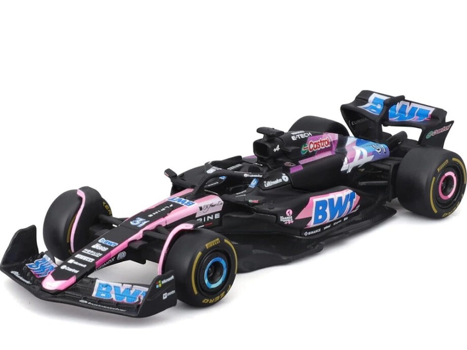 Bburago 18-38219 EO 2024 F1 Team BWT Alpine A524 1:43 #31 Esteban Ocon Pink