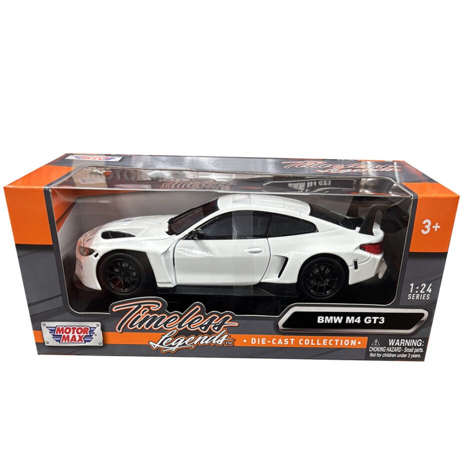 Motormax 79390 BMW M4 GT3 1:24 White