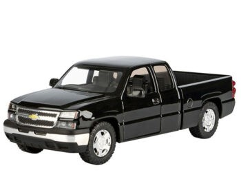 Motormax 79393 2006 Chevrolet Silverado 1500 Pick Up Truck 1:25 Black