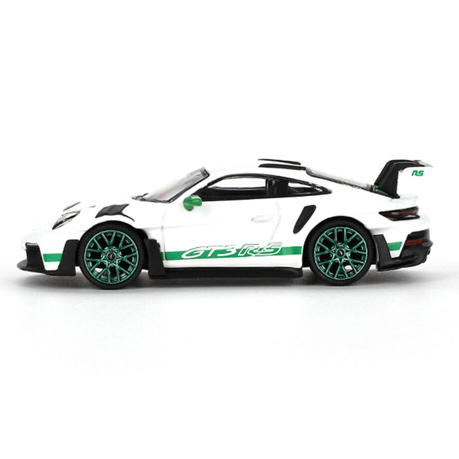 Mini GT MGT00827 Porsche 911 992 GT3 RS Tribute to Carrera RS Package 1:64 White
