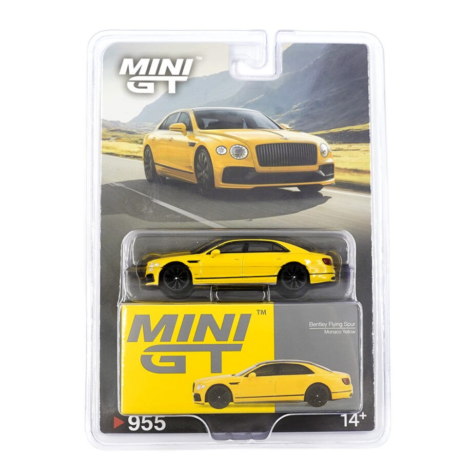 Mini GT MGT00955 Bentley Flying Spur 1:64 Monaco Yellow