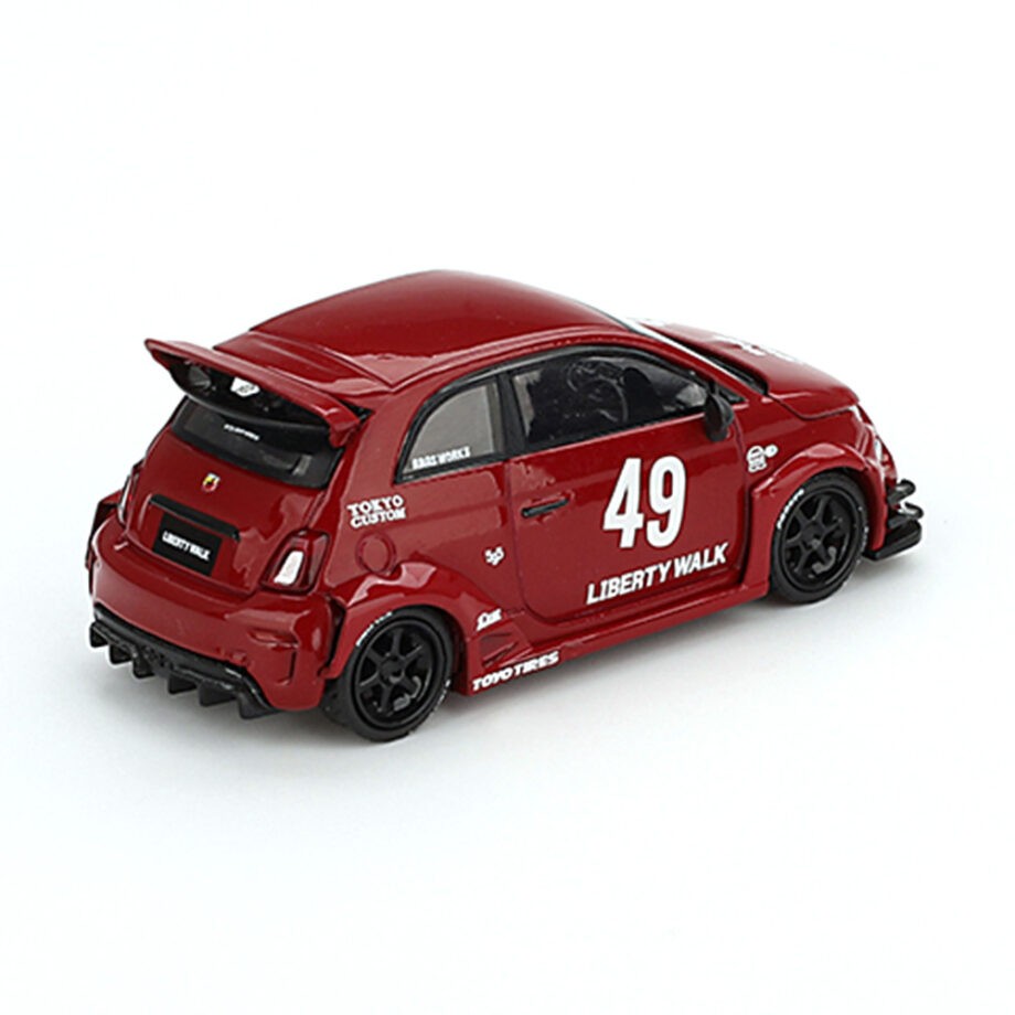 Mini GT MGT00963 LBWK Liberty Walk LB Works x Abas Works ABARTH 595 1:64 Red