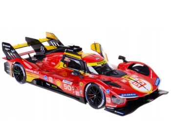 Bburago 18-26312 Ferrari 499P #50 24h Le Mans Champion 2024 1:24 Red
