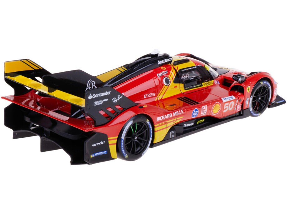 Bburago 18-26312 Ferrari 499P #50 24h Le Mans Champion 2024 1:24 Red