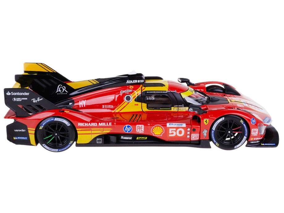 Bburago 18-26312 Ferrari 499P #50 24h Le Mans Champion 2024 1:24 Red