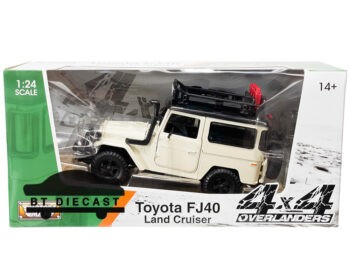 Motormax 79137 4×4 Overlanders Toyota FJ 40 Land Cruiser 1:24 Beige