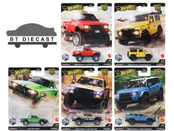 Hot Wheels FPY86 961 H Car Culture 2024 1:64 HW Off Road 5 Cars Set