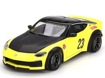 Mini GT MGT00826 LBWK Liberty Walk LB Nation Works Nissan Z 1:64 Ikazuchi Yellow